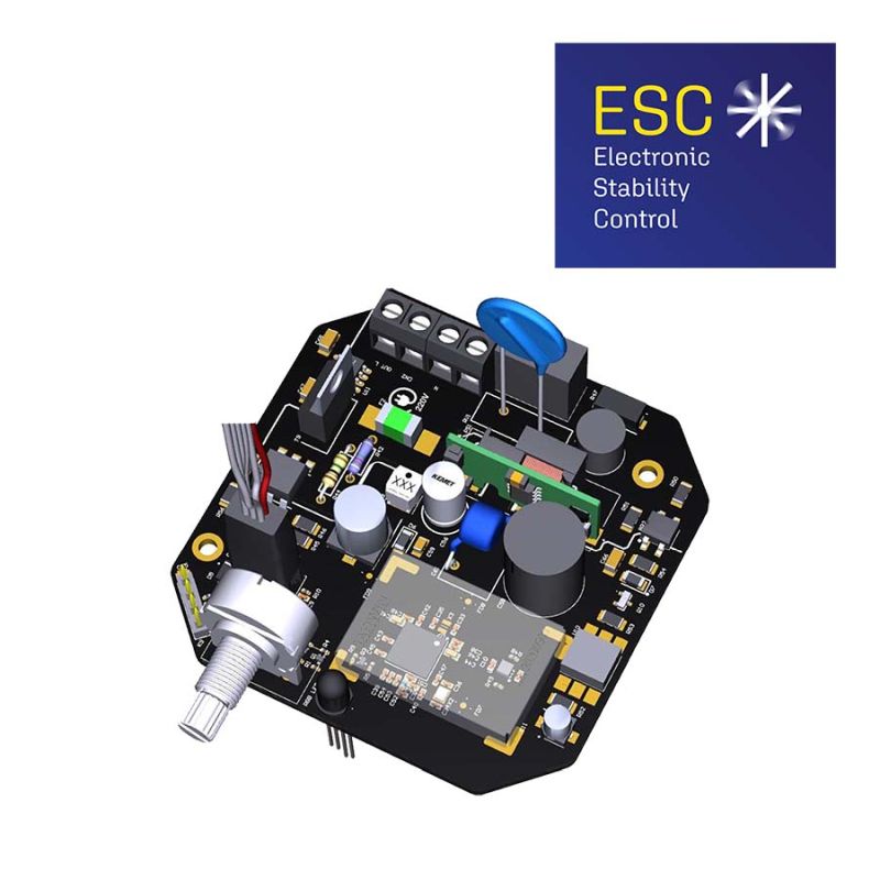 ESC – sistema electrónico de estabilización para extractores de miel