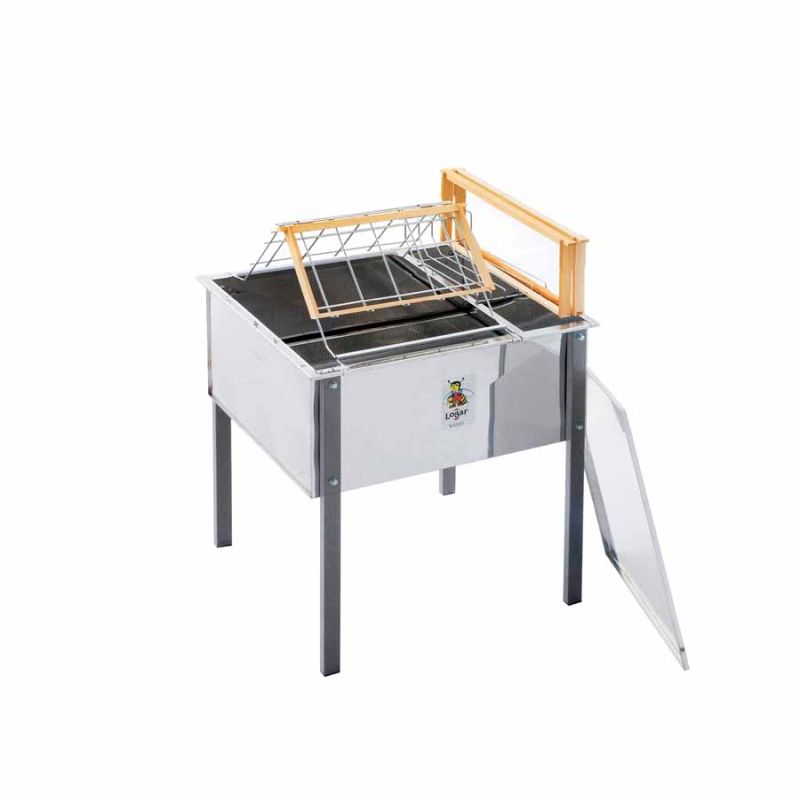 Bandeja de desoperculado Logar 70 cm con tapa